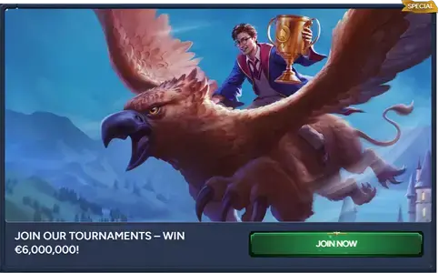 Bli med i våre turneringer - vinn €6 000 000 / 69 000 000 NOK 🏆🔥